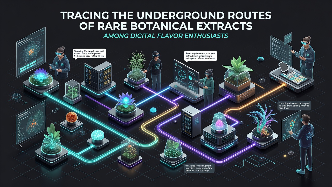 Tracing the Underground Routes of Rare Botanical Extracts Among Digital Flavor Enthusiasts